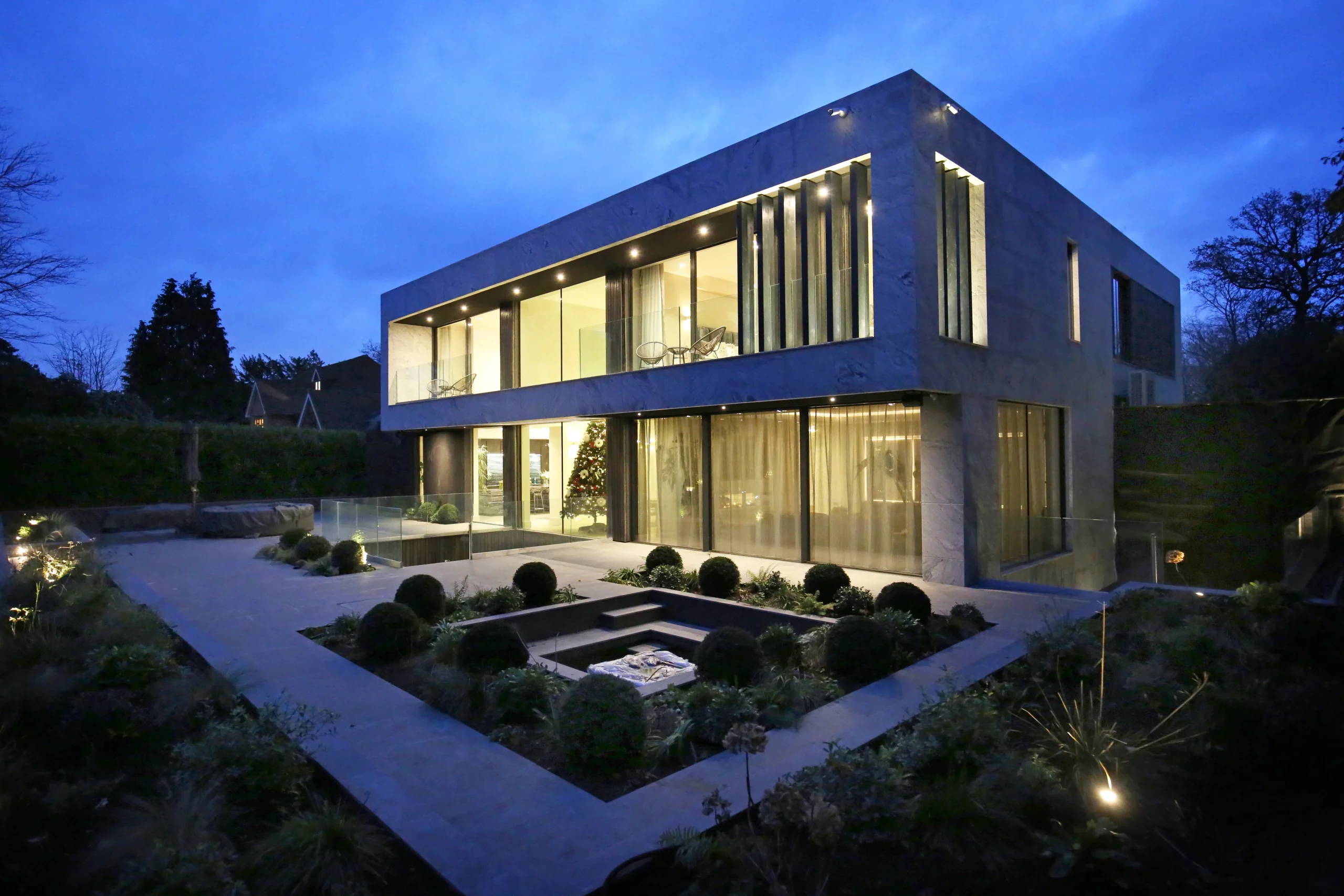 Exterior of a smart home