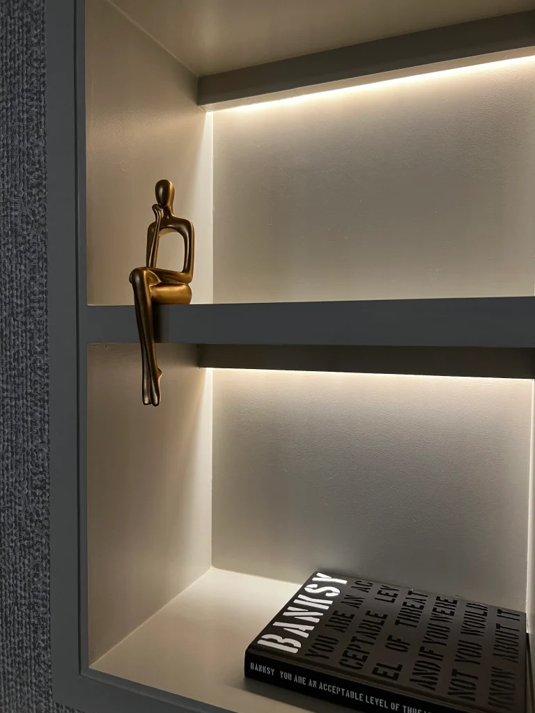 example of joinery lighting. Lighting Design. Lighting Control